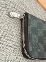 Louis Vuitton Damier Graphite Zippy Wallet Vertical Braza Wallet N63095