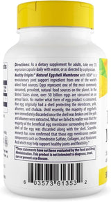 Healthy Origins Eggshell Membrane 500 mg (NEM, Non-GMO, 30 Count