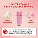 URO O Positiv Vaginal Probiotics 60 Count for Women PH Balance with Prebiotics