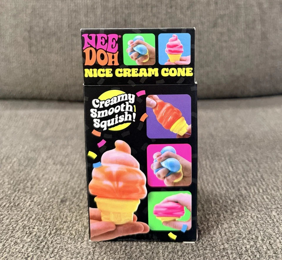 Pink Needoh Nice Cream Cone - New in Box Ice Cream Squish toy