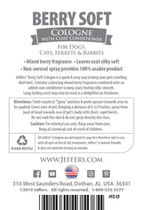 Jeffers Pet Colognes with Coat Conditioner, 16 oz Spray