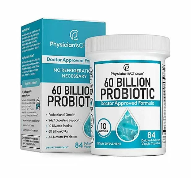 Physician's Choice 60 Billion Probiotic, 60 Billion CFU (84 Capsules)