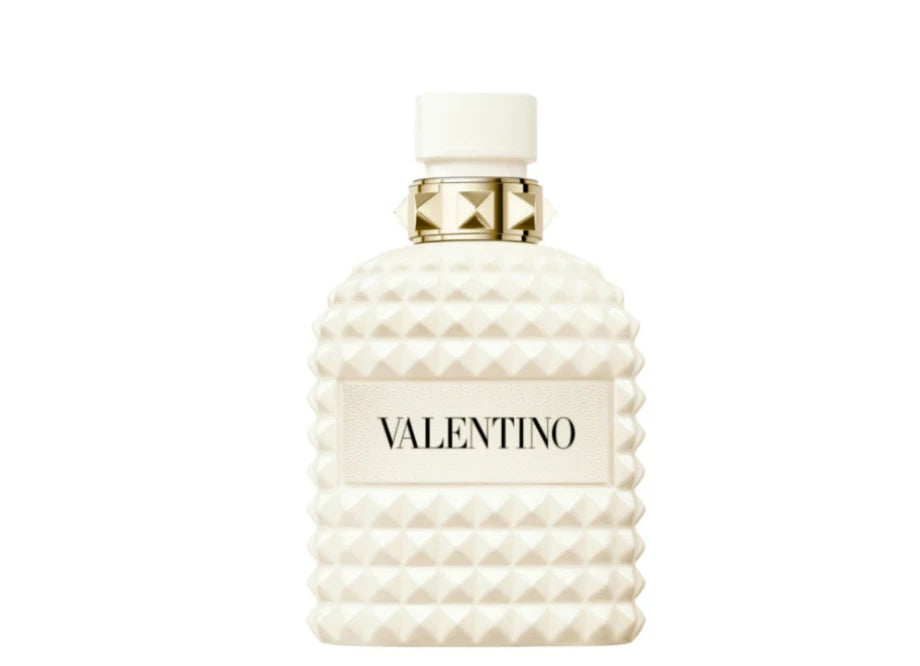 Valentino Uomo Born In Roma Ivory Eau De Toilette 3.4 oz / 100mL For Men new